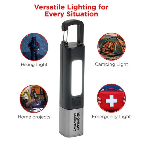 Lampe de poche rechargeable LED