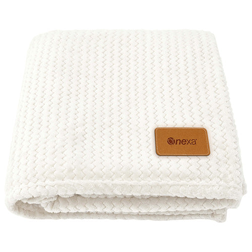 Couverture flanelle Texturée